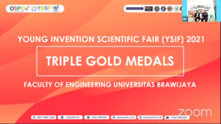 Fakultas Teknik UB Raih Triple Gold Medals dalam kompetisi internasional YSIF 2021