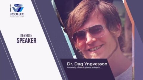 Dr. Dag Yngvesson dari University of Nottingham, salah satu narasumber utama ICOLLEC 2021