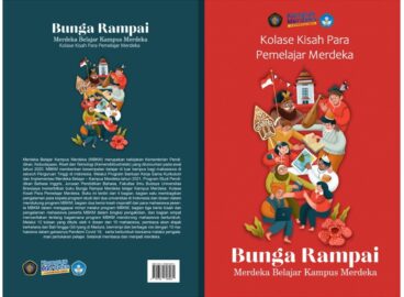 The book of 'Bunga Rampai Merdeka Belajar Kampus Merdeka'