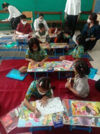Students of YBPK Christian Elementary School Ngaglik Participate in Drawing Training