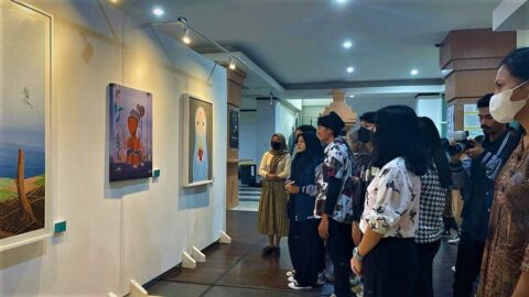 Suasana Pameran Fine Art Festival