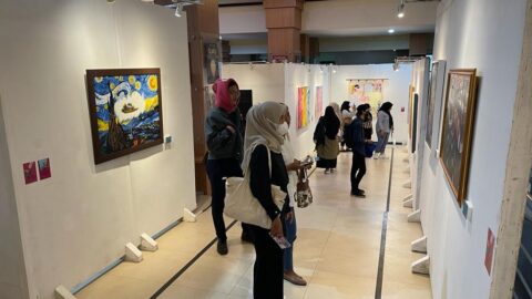 Suasana Pameran Fine Art Festival