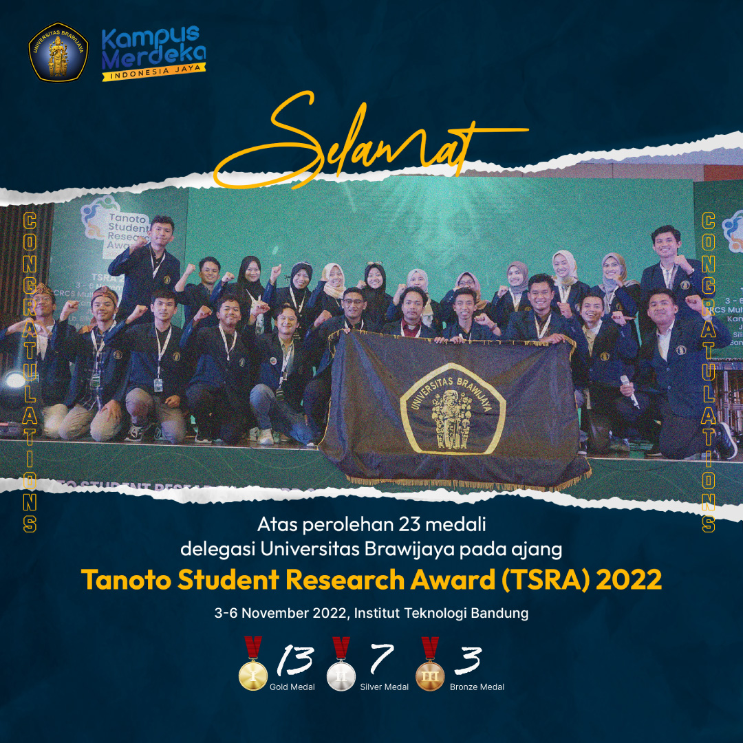 Delegasi UB Borong Penghargaan di Tanoto Student Research Award