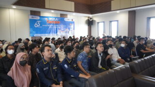 Ratusan mahasiswa Teknik Sipil UB mengikuti Kuliah Tamu WIKA Goes To Campus