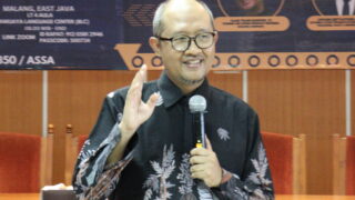 Foto Fajar Trang Bawono, ST, Founder dan Owner dari Indigroup Indonesia Saat Memberikan Materi