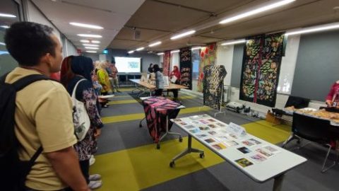 Opening of the Batik Workshop and Art Exhibition at UNSW by FCS UB