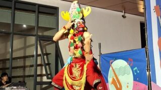 Penampilan Tari Topeng Bapang oleh Sanggar Tari Sailendra, Desa Kranggan, Kabupaten Malang
